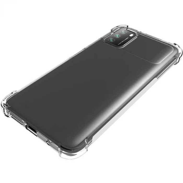 ieg™ Xiaomi Poco M3 Kamera Korumalı Shockproof Darbe Emici Silikon Kılıf