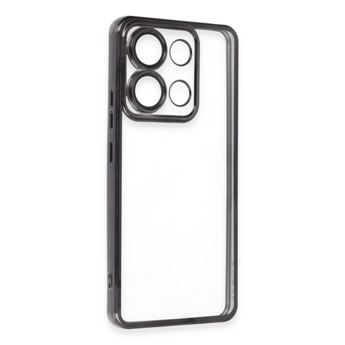 ieg™  Xiaomi Poco X6 Pro Kılıf Razer Lensli Silikon - Siyah