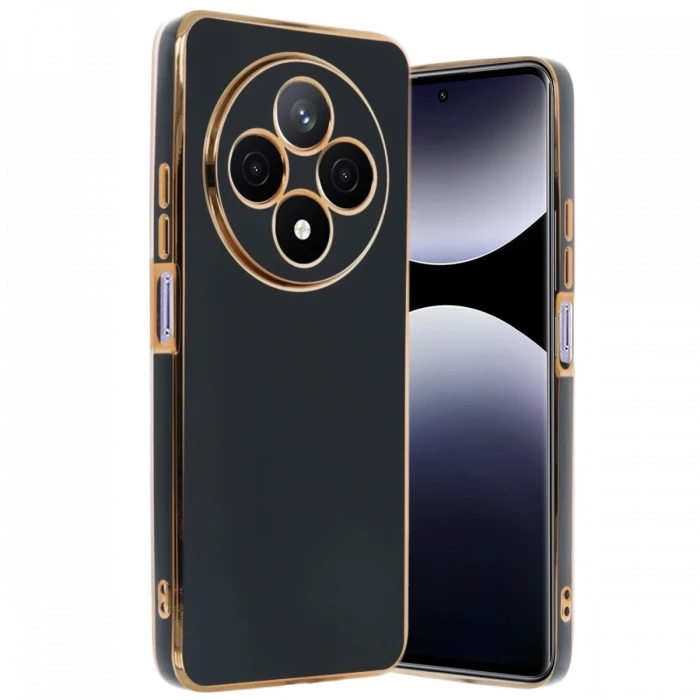 ieg™  Xiaomi Redmi 14C Kılıf Volet Silikon - Siyah