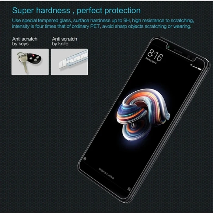 ieg™ Xiaomi Redmi 5+ Plus Kırılmaz Cam Ekran Koruyucu