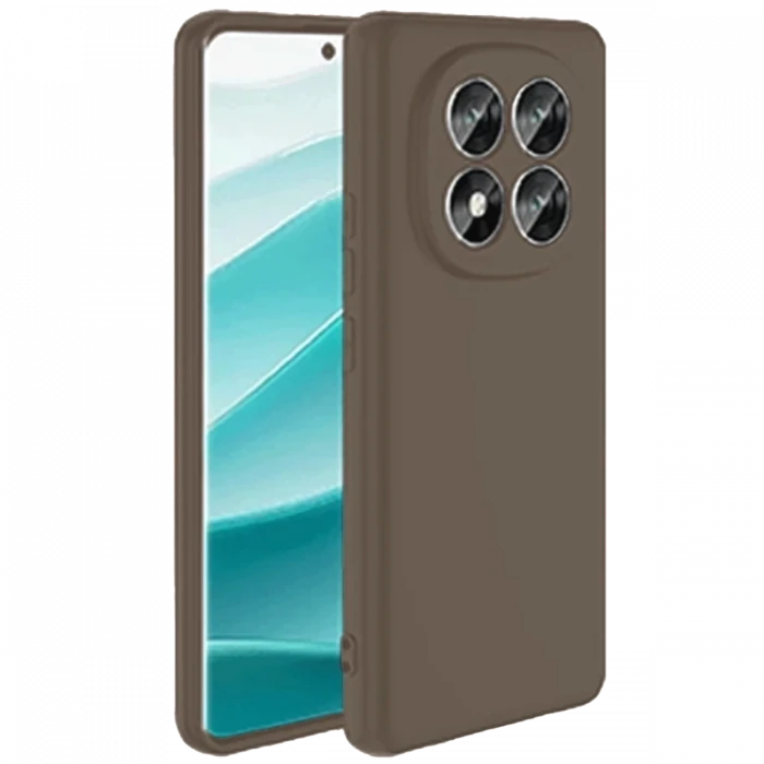 ieg™  Xiaomi Redmi Note 14 Pro 4G Kılıf First Silikon - Kahverengi