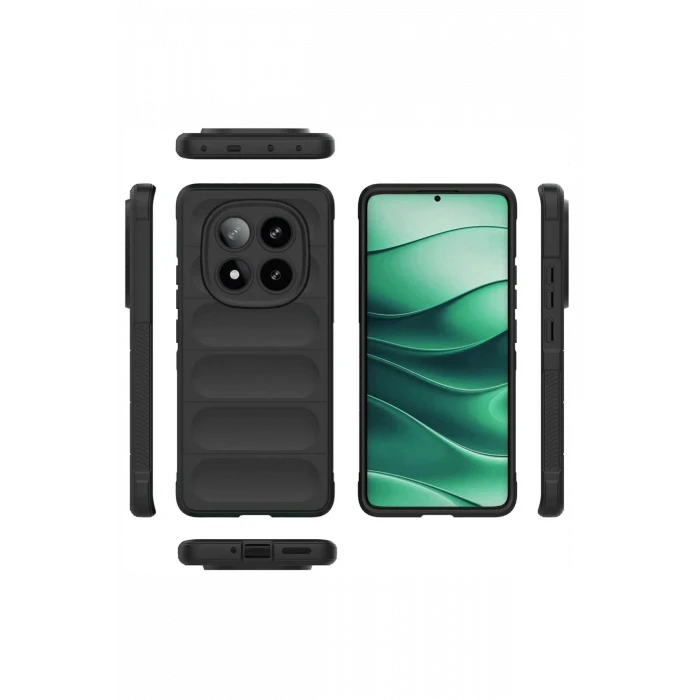 ieg™  Xiaomi Redmi Note 14 Pro 4G Kılıf Optimum Silikon - Koyu Yeşil