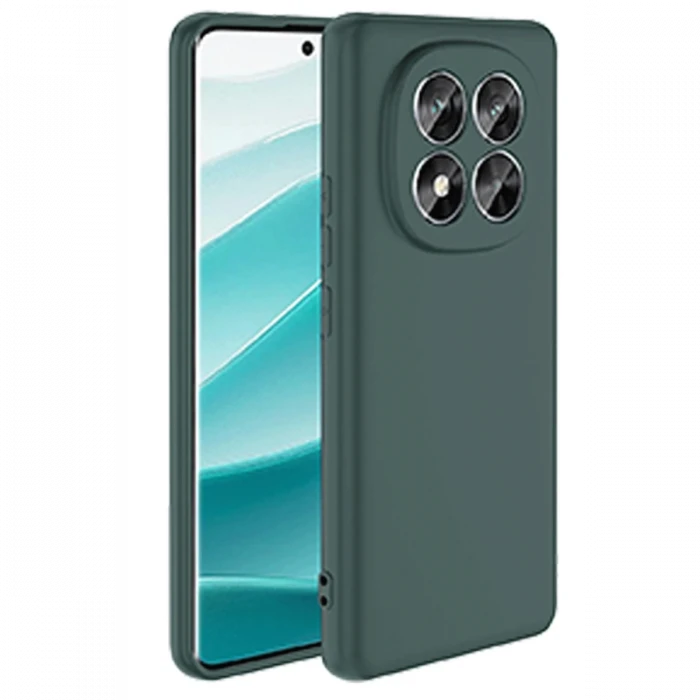 ieg™  Xiaomi Redmi Note 14 Pro 5G Kılıf First Silikon - Koyu Yeşil