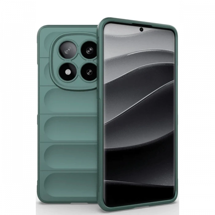 ieg™  Xiaomi Redmi Note 14 Pro 5G Kılıf Optimum Silikon - Koyu Yeşil