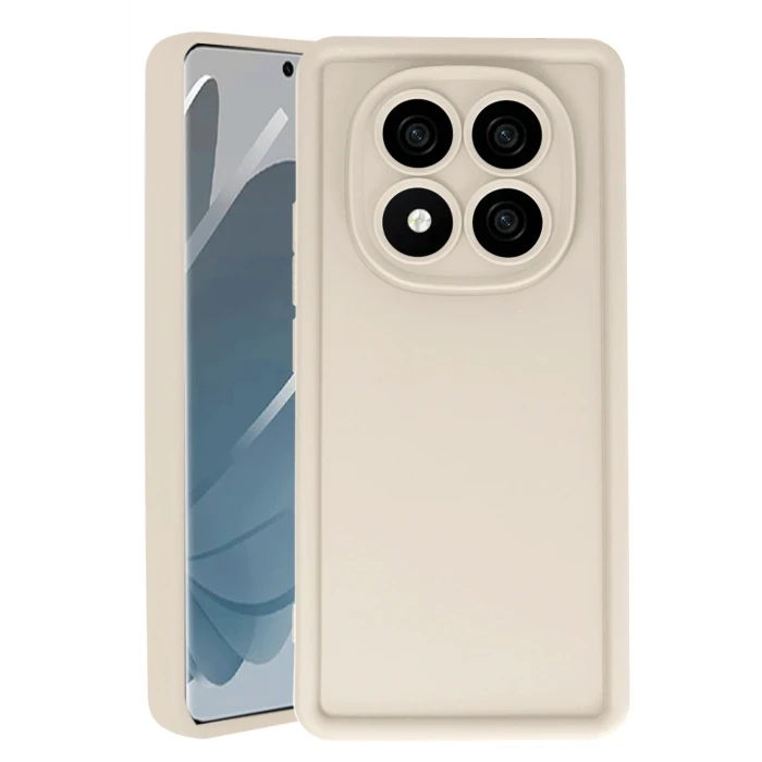 ieg™  Xiaomi Redmi Note 14 Pro 5G Kılıf Viera Silikon - Krem