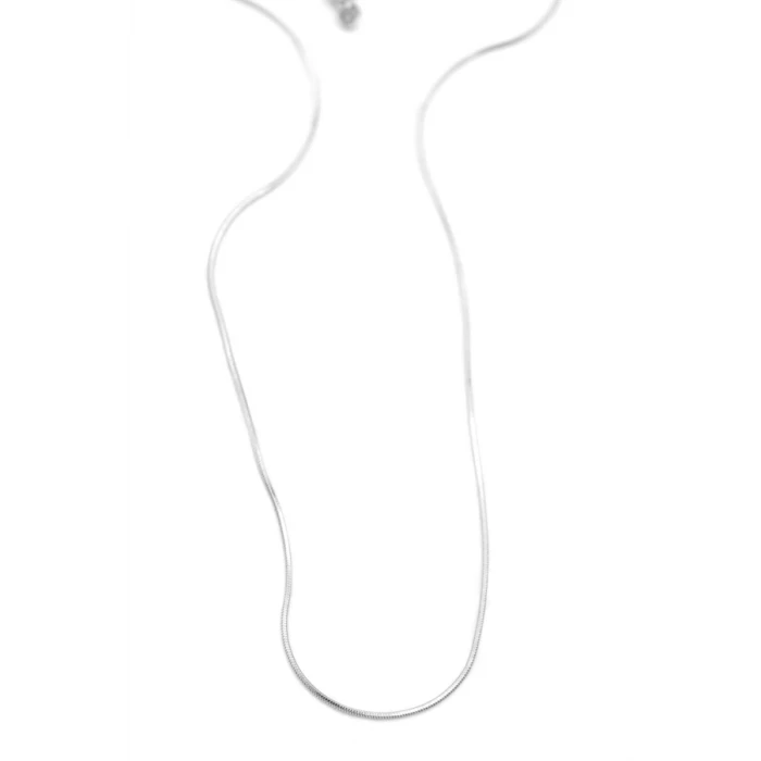 ieg™ Xuping Yılan Zincir Kolye- 45 cm - Gümüş