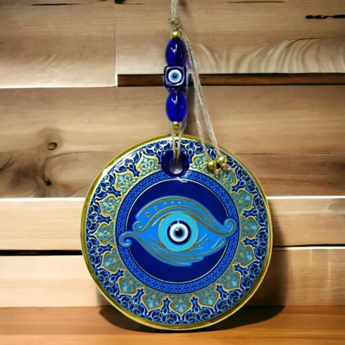 ieg™ Yaldızlı Göz Modelli Duvar Süsü Camlı Duvar Dekoru