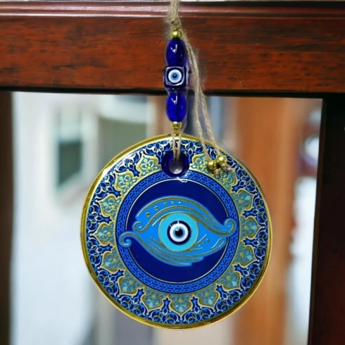 ieg™ Yaldızlı Göz Modelli Duvar Süsü Camlı Duvar Dekoru