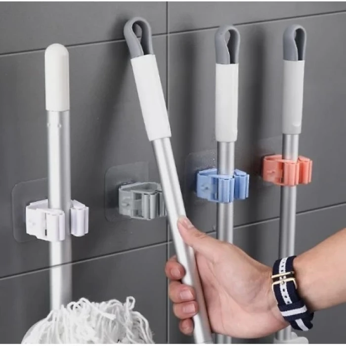 ieg™ Yapışkanlı Mop Tutucu Seti 4 Adet