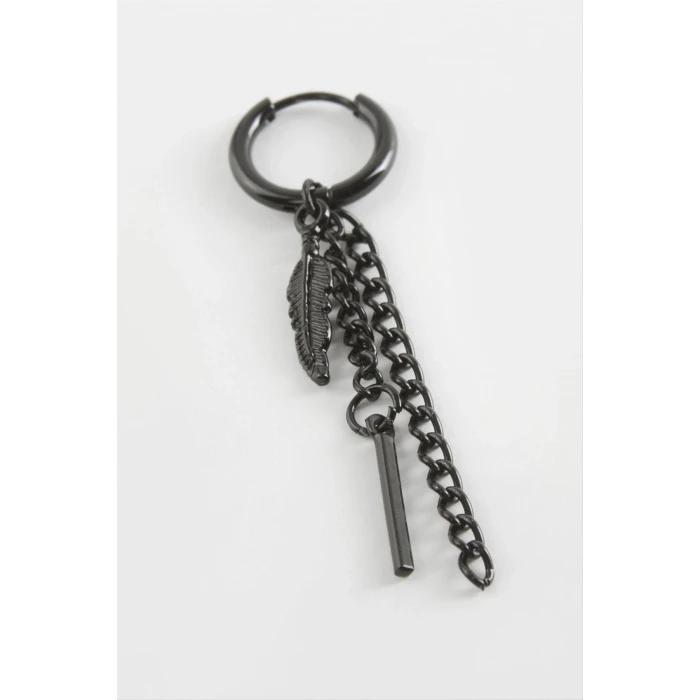 ieg™ Yaprak Çubuk Erkek Çelik Küpe