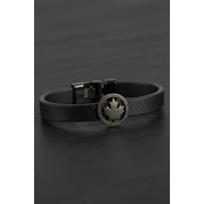 ieg™ Yaprak Kaliteli Suni Deri Bileklik