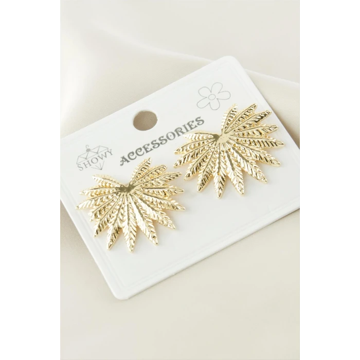 ieg™ Yaprak Metal Küpe