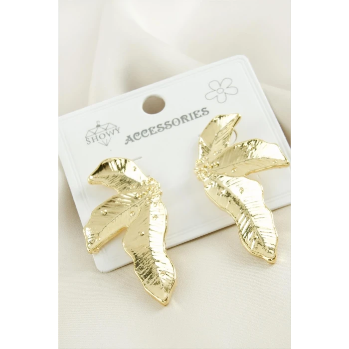 ieg™ Yaprak Metal Küpe