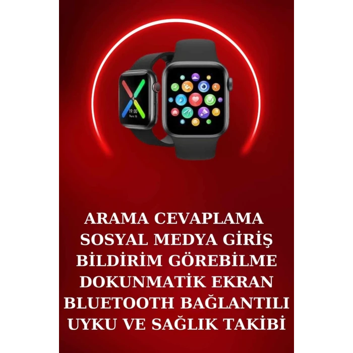 ieg™ Yeni Nesil Akıllı Saat ve Ucuz Kaliteli Bluetooth Kablosuz Kulaklık Amoled Ekran