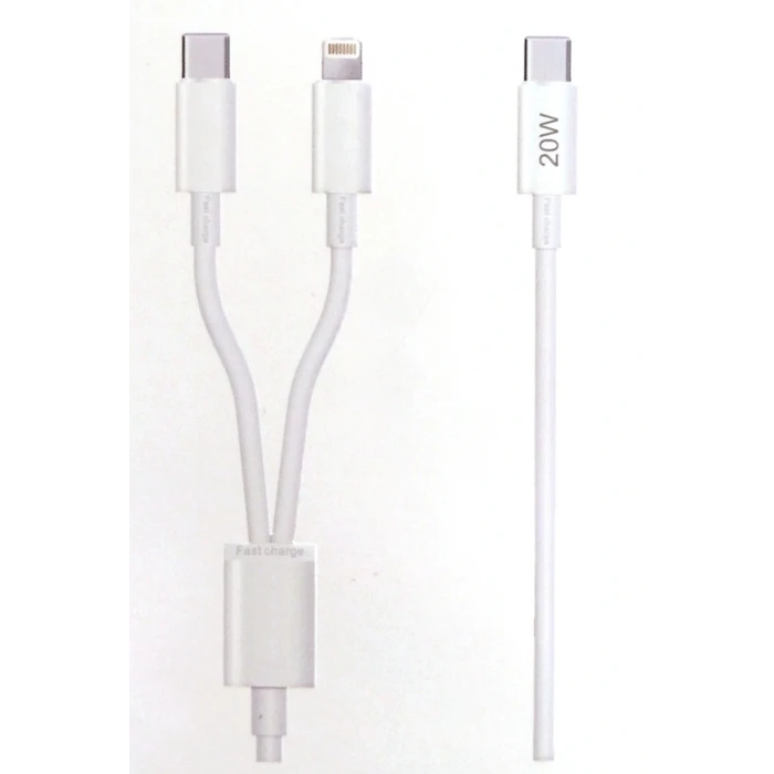 İEG® Yeni Nesil USB-C to Lightning USB-C Hızlı Şarj ve Data Kablosu 5.0A Hızlı Kablo 1 metre 20W