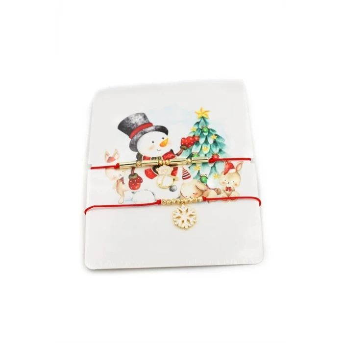 ieg™ Yeni Yıl İp Bileklik - Kırmızı