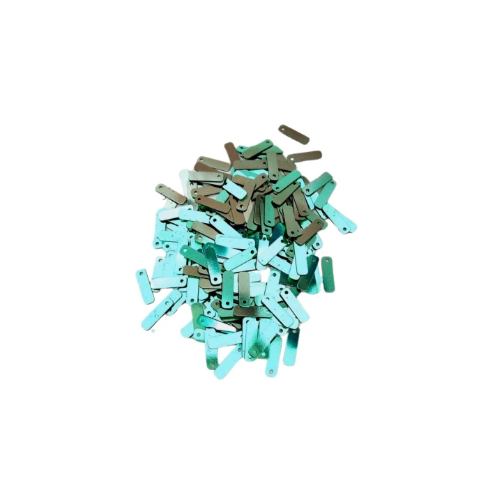 İEG Yeşil 15 x 5 mm Dantel Oya Yazma Halhal Abiye Lazer Kesim Pul 1000 adet / 40 gram