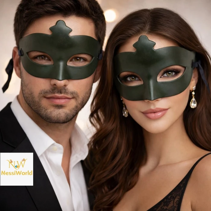 ieg™ Yeşil Gizemli Masquerade Maskesi
