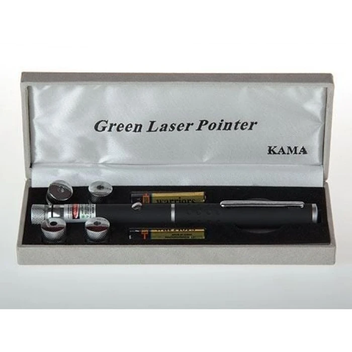 ieg™ Yeşil Lazer Pointer 50 mW 15 Km Etkili (5 Başlıklı)