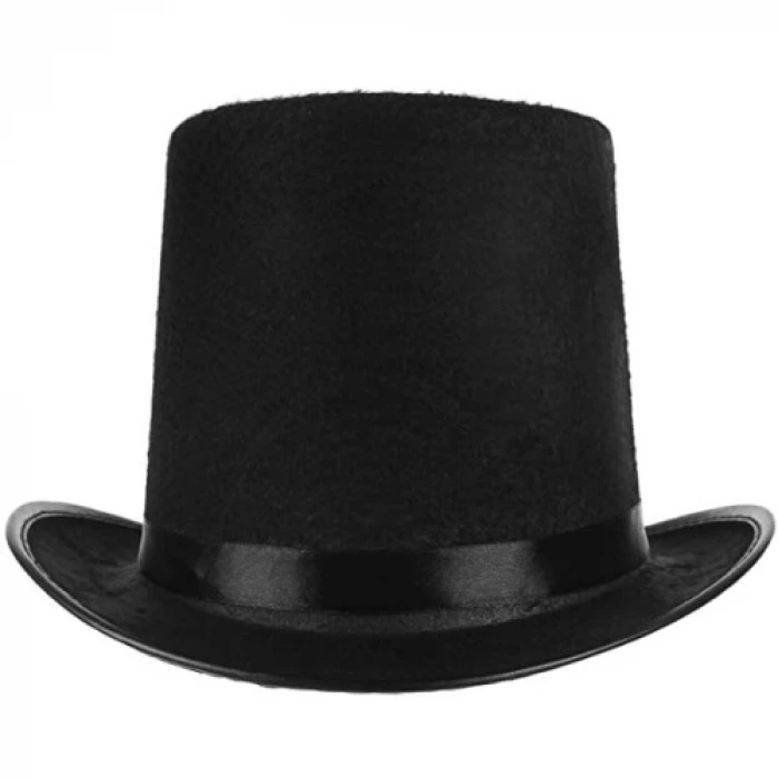 ieg ™ Yetişkinler İçin Siyah Renk Ringmaster Sihirbaz Şapkası Silindir Şapka
