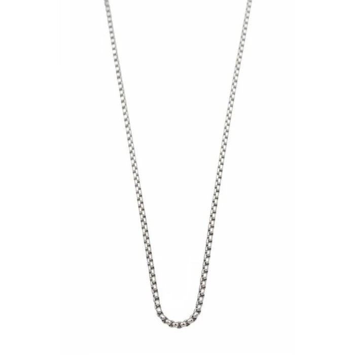 ieg™ Yılan Zincir Kolye - 45 cm - Gümüş