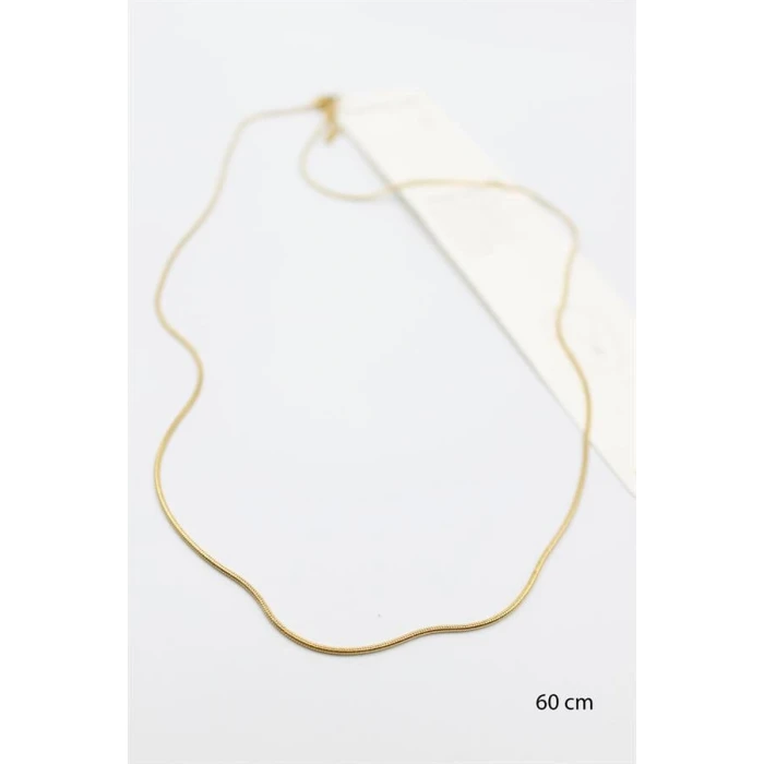ieg™ Yılan Zincir Kolye - 60cm - Altın
