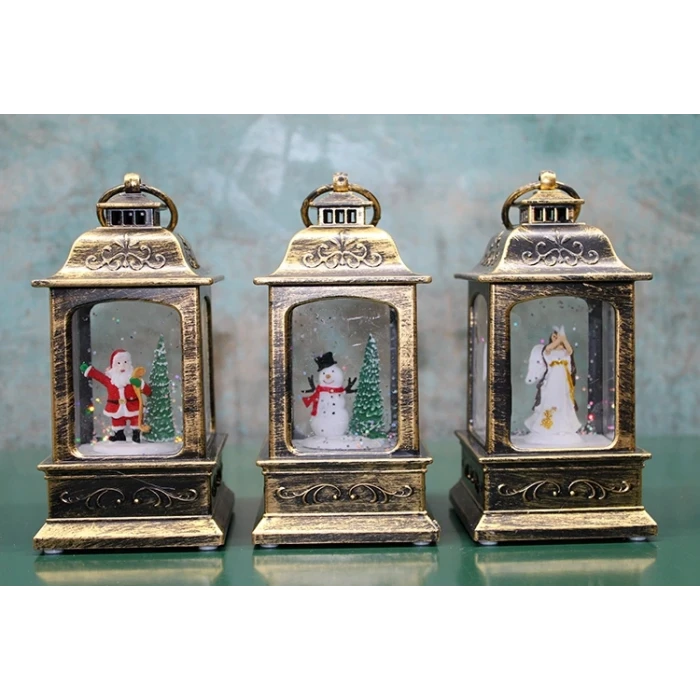 ieg™ Yılbaşı Temalı Işıklı Müzikli Kar Küresi Model 1