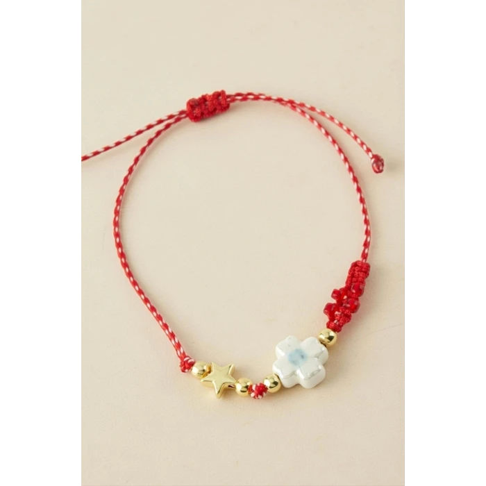 ieg™ Yıldız Çiçek Cam Boncuk Marteniçka Bileklik