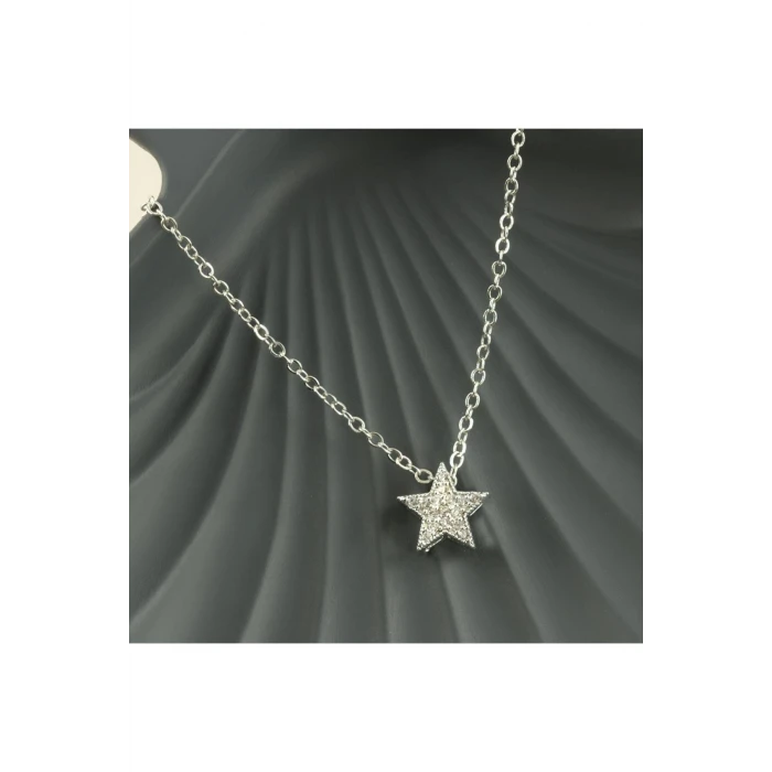 ieg™ Yıldız Zirkon Taşlı Trend Kolye