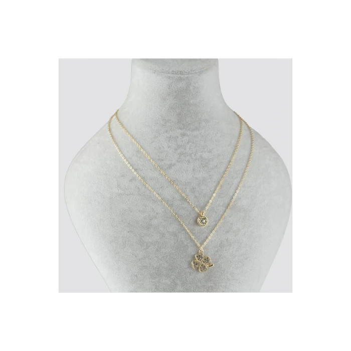 ieg™ Yonca Figürlü İkili Kolye