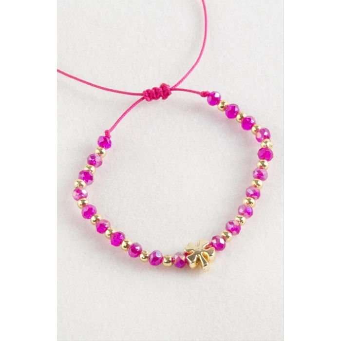 ieg™ Yonca Kristal Makrome İp Bileklik