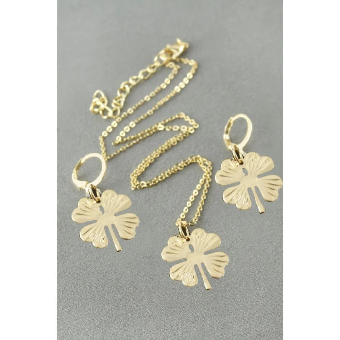 ieg™ Yonca Metal Kutulu Kolye Set