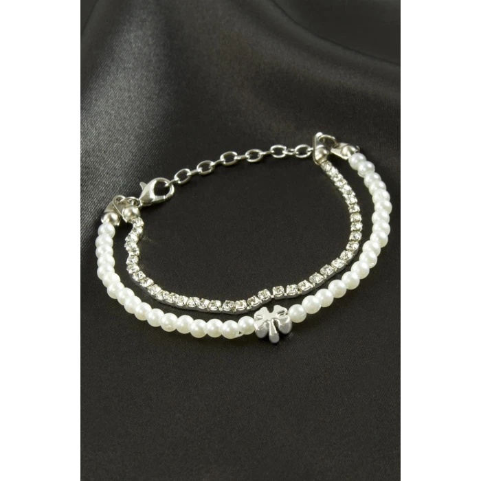 ieg™ Yonca Şerit Taşlı İnci Bileklik