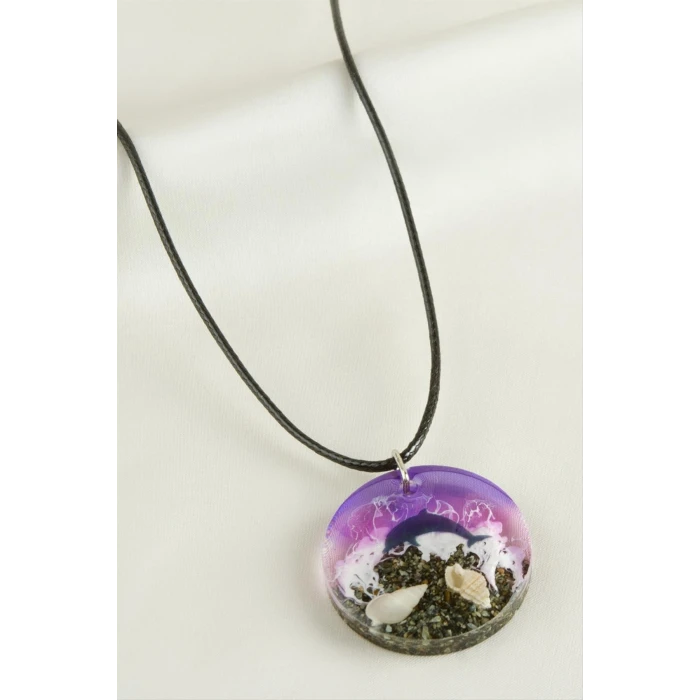 ieg™ Yunus Deniz Efektli Epoksi Kolye