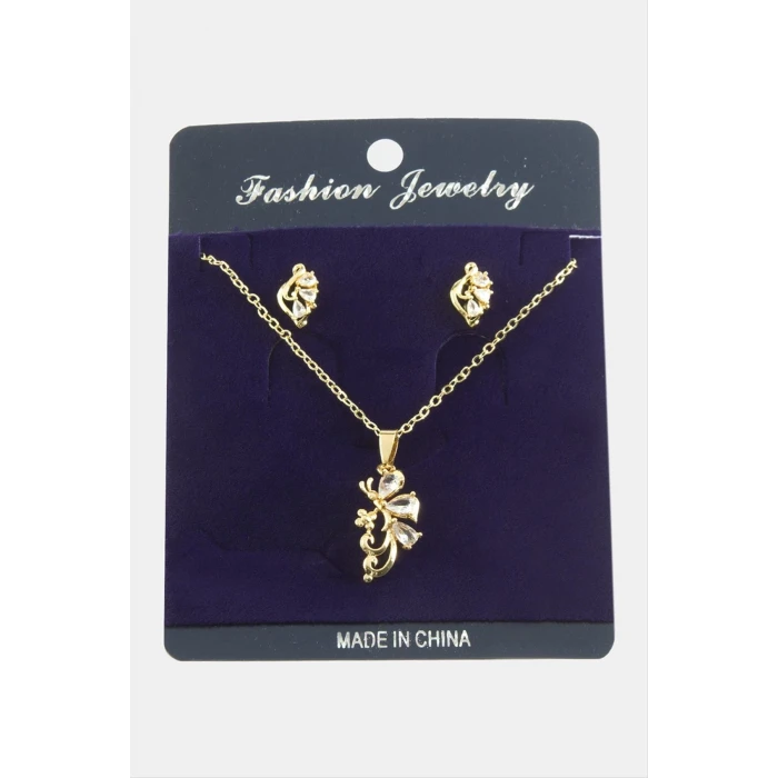 ieg™ Yusufçuk Zirkon Taşlı Set Kolye