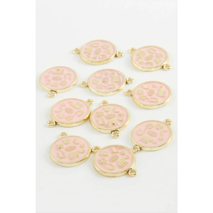 ieg™ Yuvarlak Çift Kulp Mineli Bileklik ve Kolye Ucu Aparatı 1 Adet