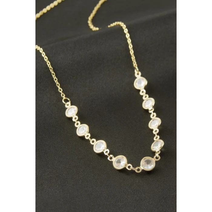 ieg™ Yuvarlak Kristal Taşlı Kolye