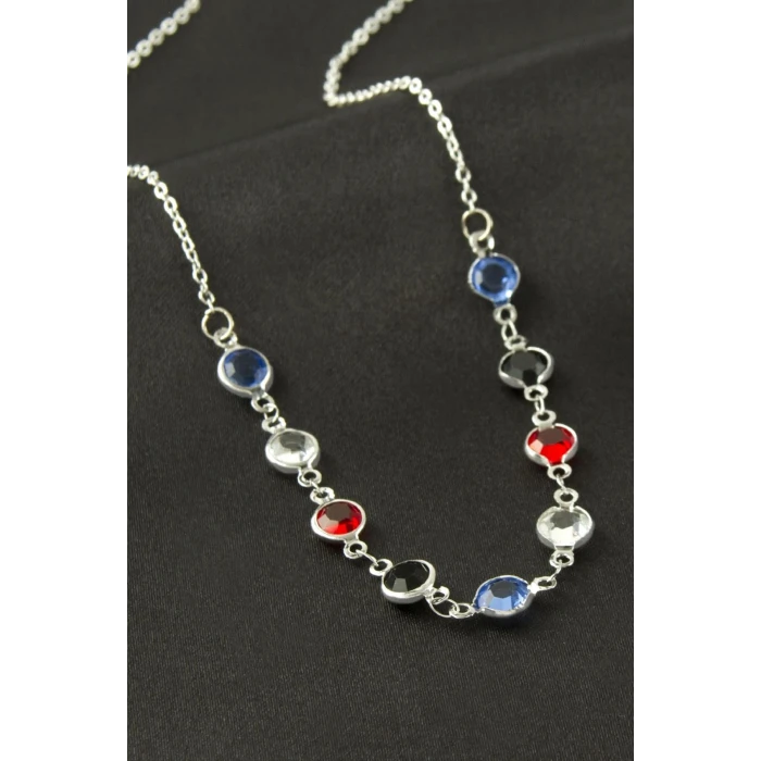 ieg™ Yuvarlak Kristal Taşlı Kolye