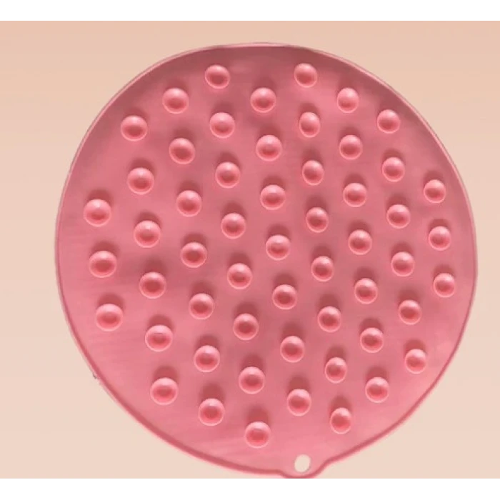 ieg™ Yuvarlak Vantuzlu Banyo Sırt Kese Matı 26 cm
