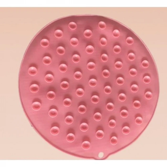 ieg™ Yuvarlak Vantuzlu Banyo Sırt Kese Matı 26 cm
