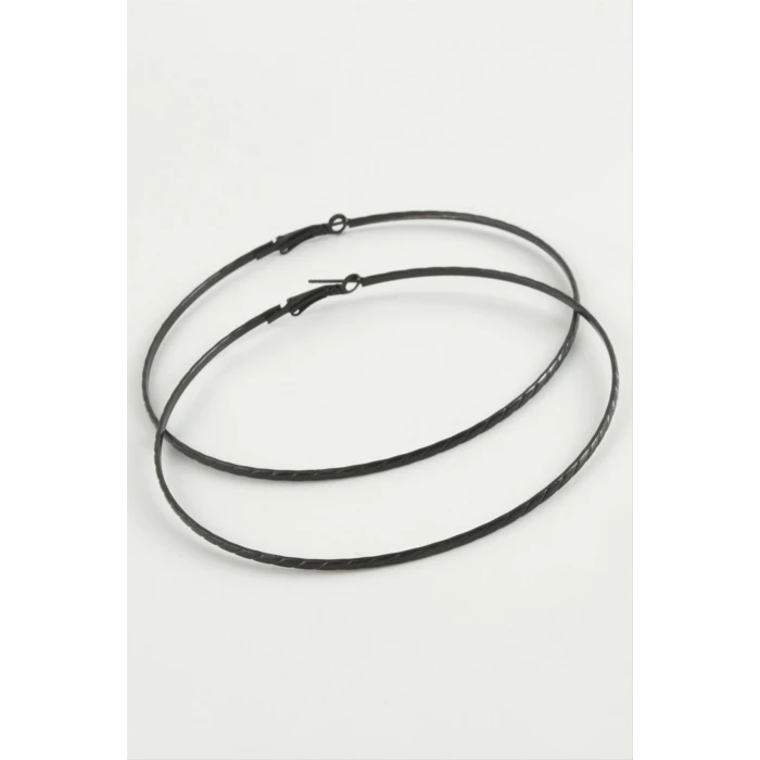 ieg™ Zincir Desenli Metal Halka Küpe 8-9-10 cm