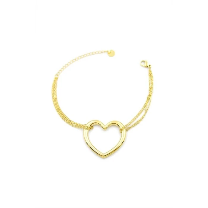 ieg™ Zincir Kalp Bileklik - Altın