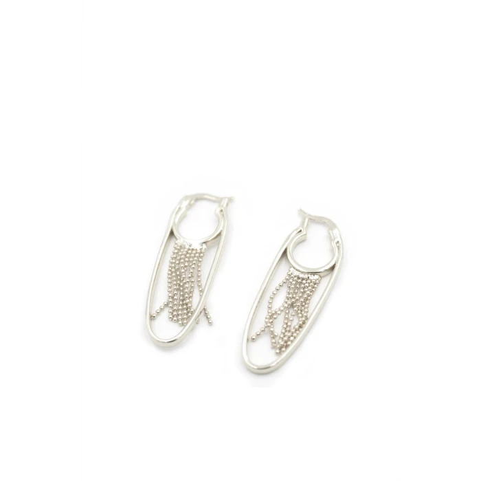 ieg™ Zincir Sallantılı Küpe - Gümüş