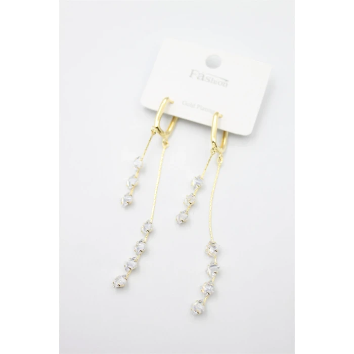 ieg™ Zirkon Taşlı Küpe - Altın