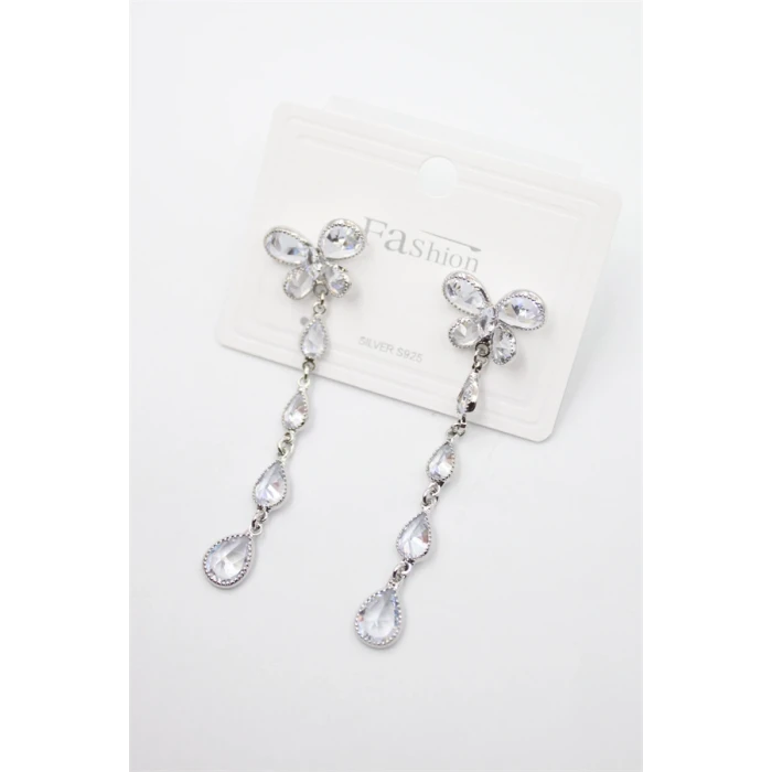 ieg™ Zirkon Taşlı Küpe - Gümüş