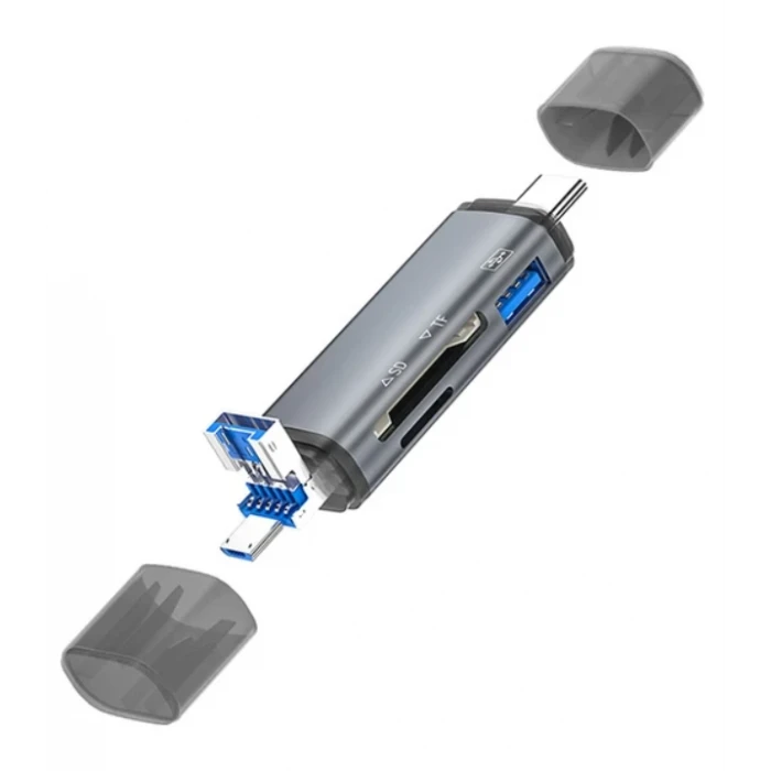 ieg™ ZR286 Ads307 3 In 1 Type-C Card Reader