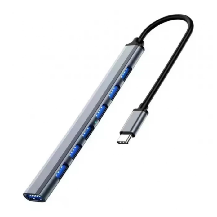 ieg™ ZR289 Ads 303/C Type-C 7 Port Metal Usb Hub