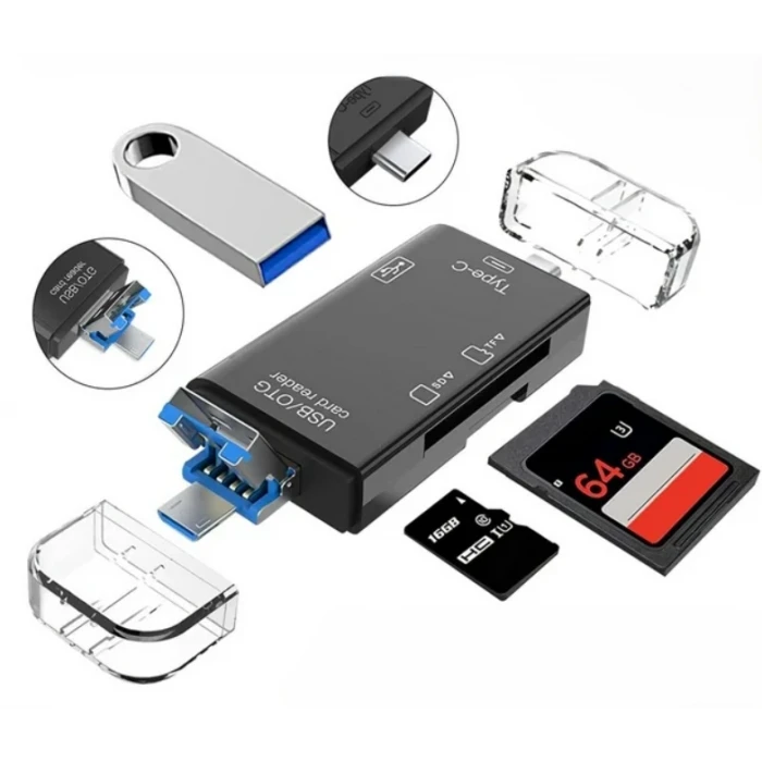 ieg™ ZR826 Atud-05 6 İn 1 Otg Card Reader