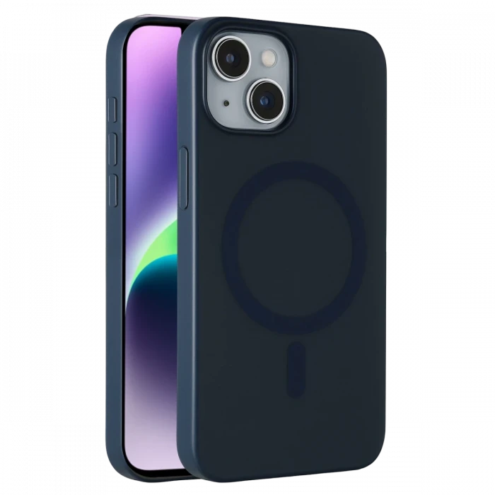 ieg™  Apple iPhone 14 Tuna PC Slim Magsafe Kapak - Lacivert