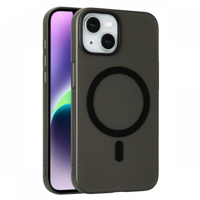 ieg™  Apple iPhone 14 Tuna PC Slim Magsafe Kapak - Siyah